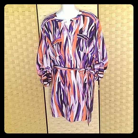 Calvin Klein Dresses & Skirts - Womens Calvin Klein Colorful Dress Size 1X